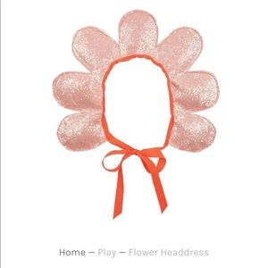Meri Meri flower headdress glitter NWT